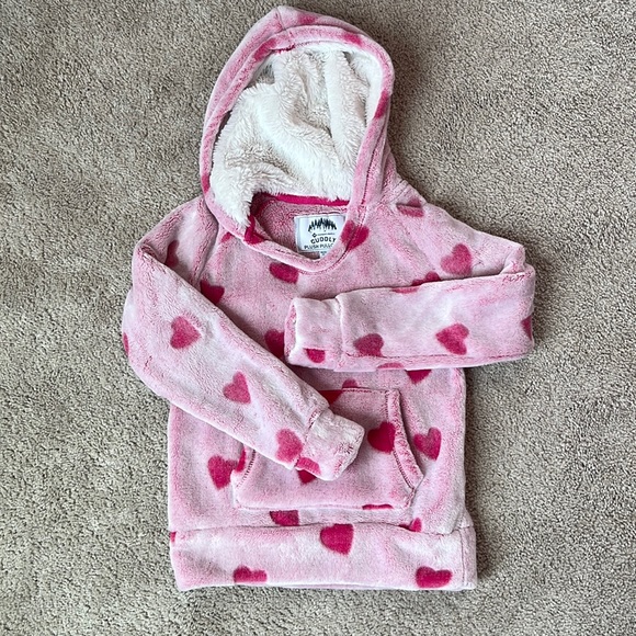 Other - Pink Heart Kids Hoodie